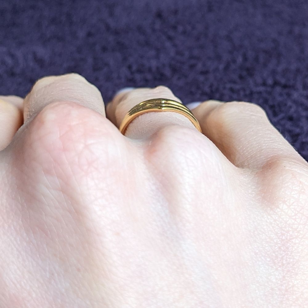 chevron ring   - Picture 2 of 4